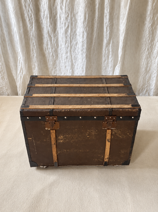 Early 20th Century Railway Travel Trunk Switzerland 
