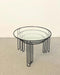 Set of Three Fly Line Round Wire Nesting Tables, Italy, 1970s