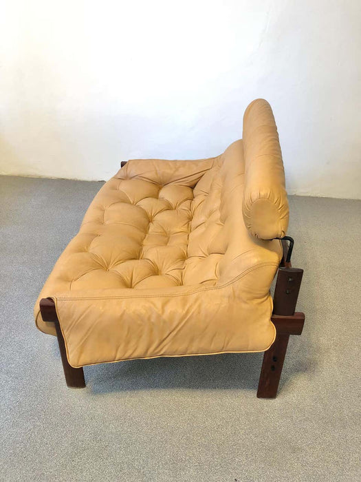 Vintage Percival Lafer MP-41 Series Brazilian Leather Sofa
