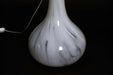Murano Handblown Glass and Brass Floor Lamp, Italy