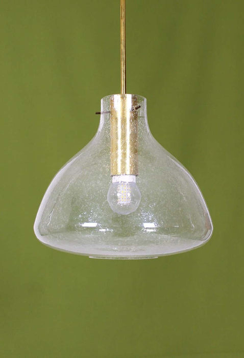 Midcentury Pendant Light by Glashütte Limburg Germany, 1970s